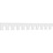Ekena Millwork Matthews Architectural Grade PVC Dentil Block Trim, 8"H x 1"P x 88"L DENP08MAT02 - alternate 1